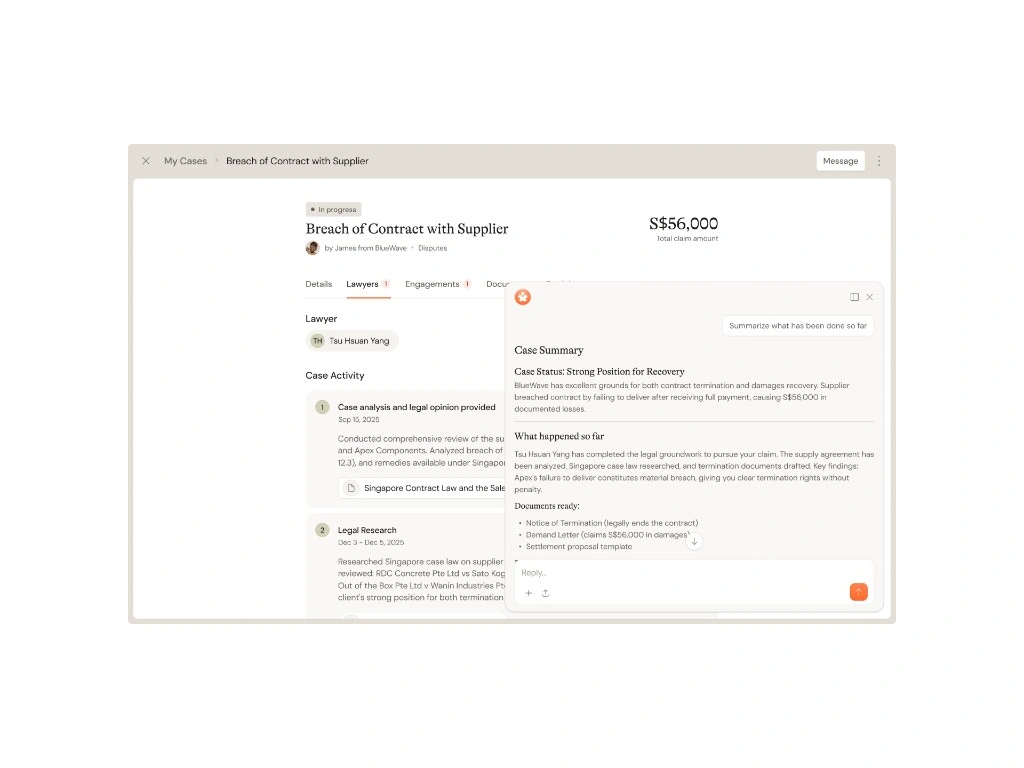 Sibyl case summary assistant